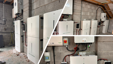 2 x Sunsynk 12kw 3ph hybrid | 8 x GSL 10.24kWh batteries | NP26 3AD
